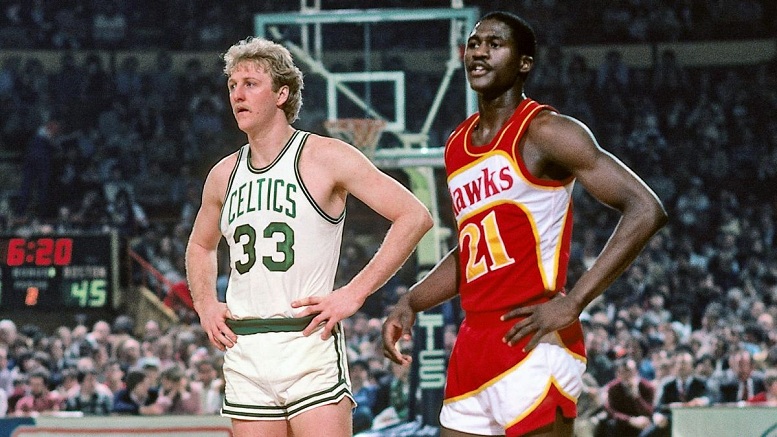 Dominique Wilkins larry bird celtics