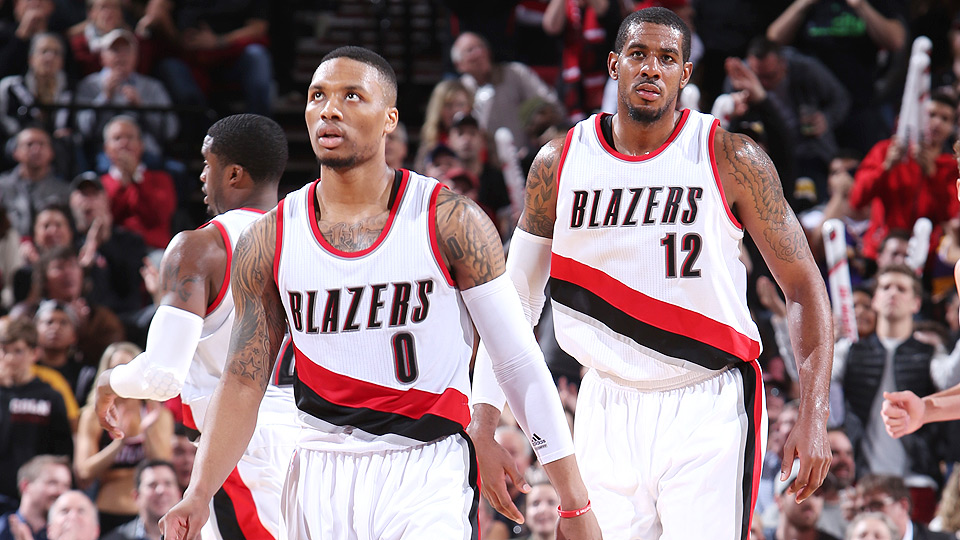 Damian Lillard LaMarcus Aldridge Blazers