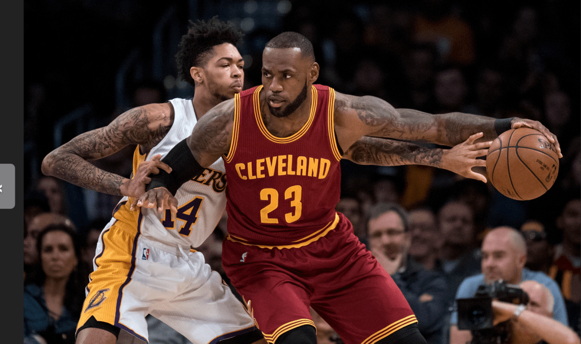 LeBron James Brandon Ingram