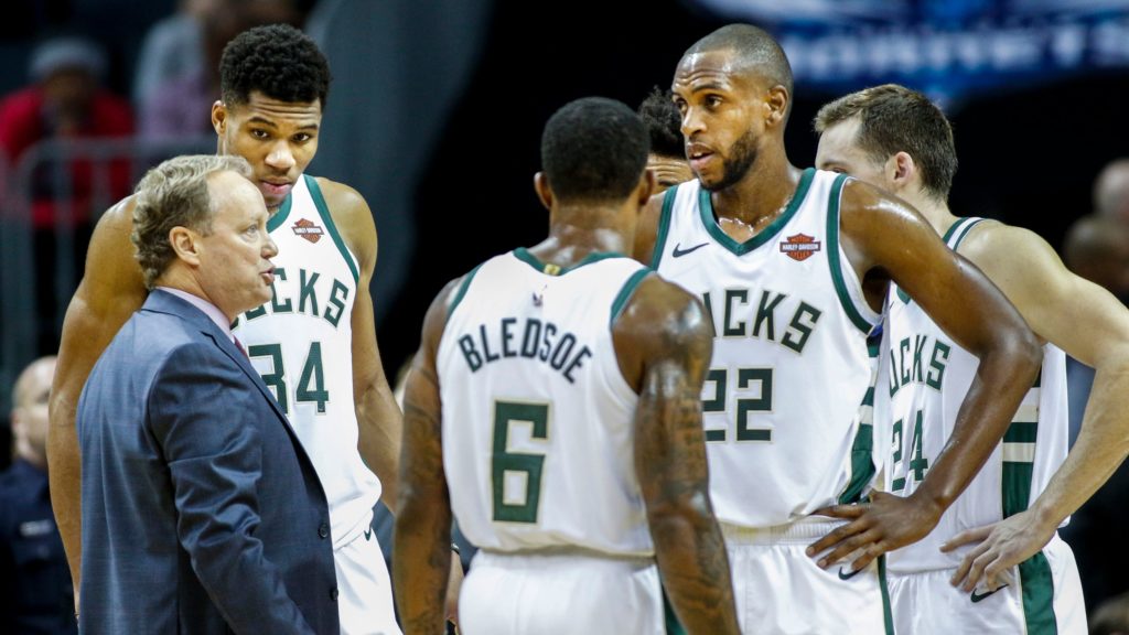 Khris Middleton Mike Budenholzer Bucks