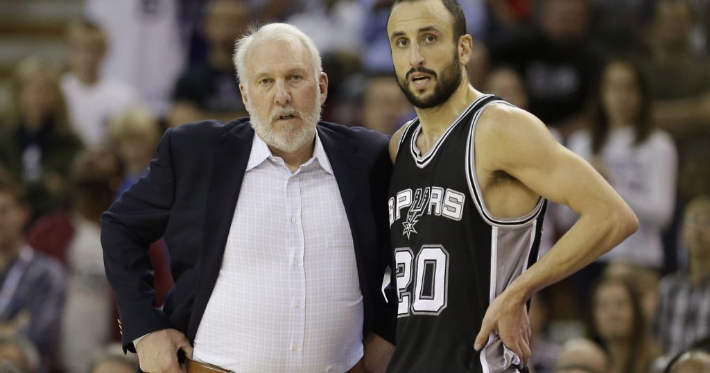 Manu Ginobili San ANtonio Spurs Gregg Popovich