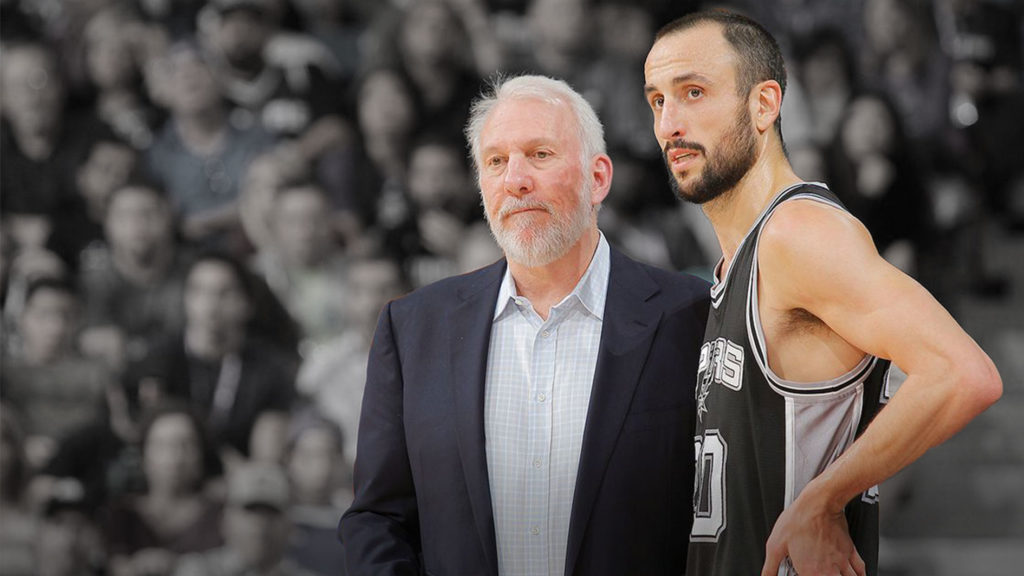 Gregg Popovich Manu Ginobili