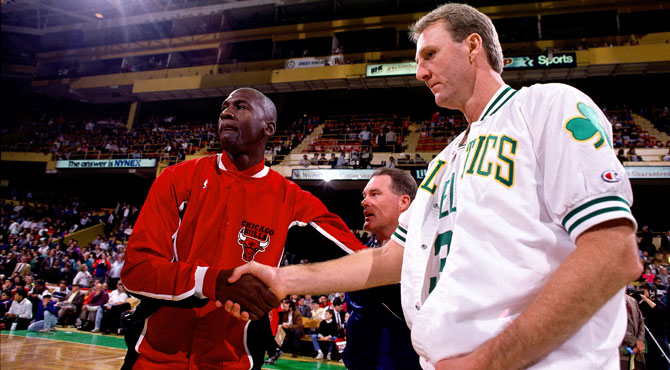 Michael Jordan, Larry Bird NBA
