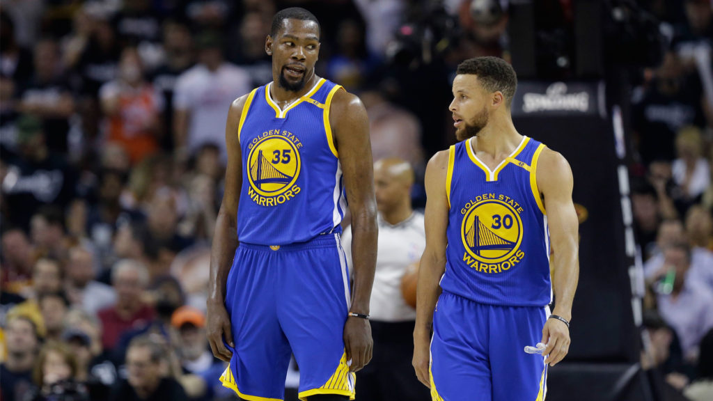 Kevin Durant Steph Curry Warriors