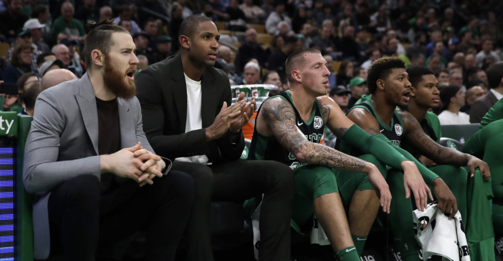 Boston Celtics bench ławka