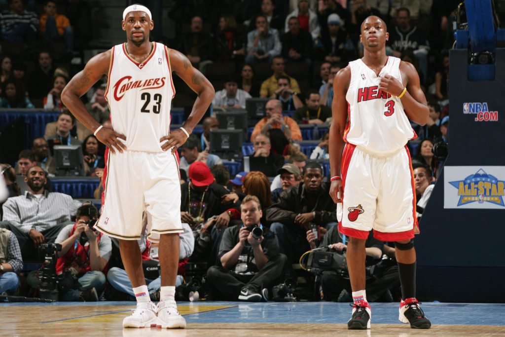 LeBron James Dwyane Wade