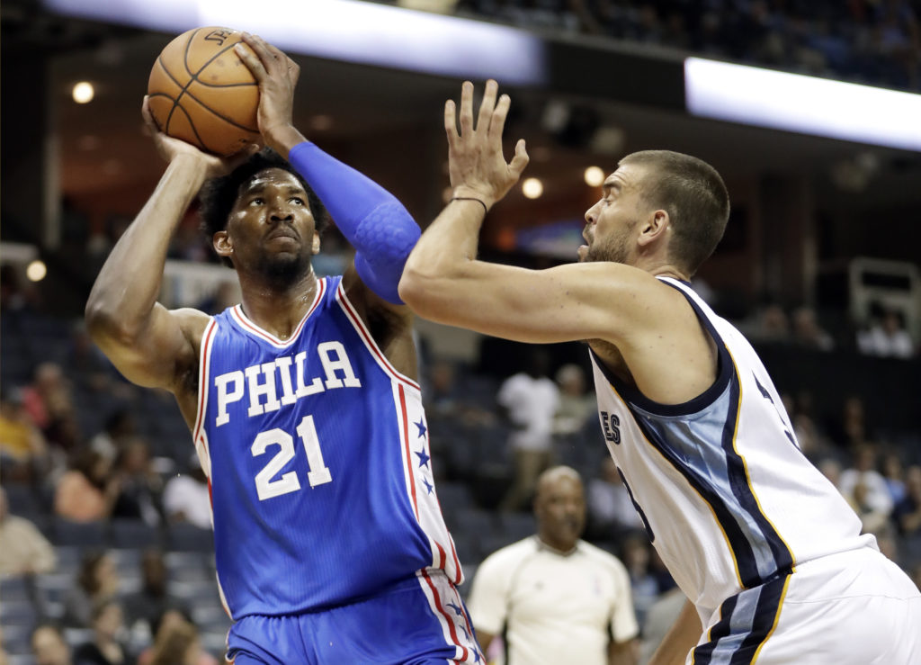 Joel Embiid marc Gasol NBA