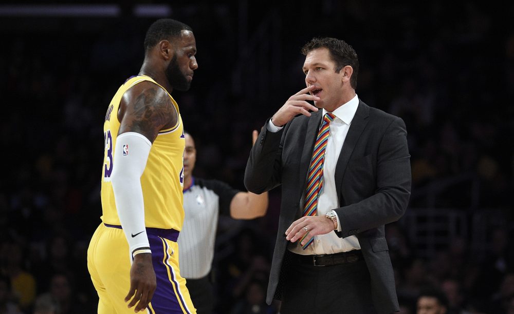 Lakers LeBron James Luke Walton Lakers