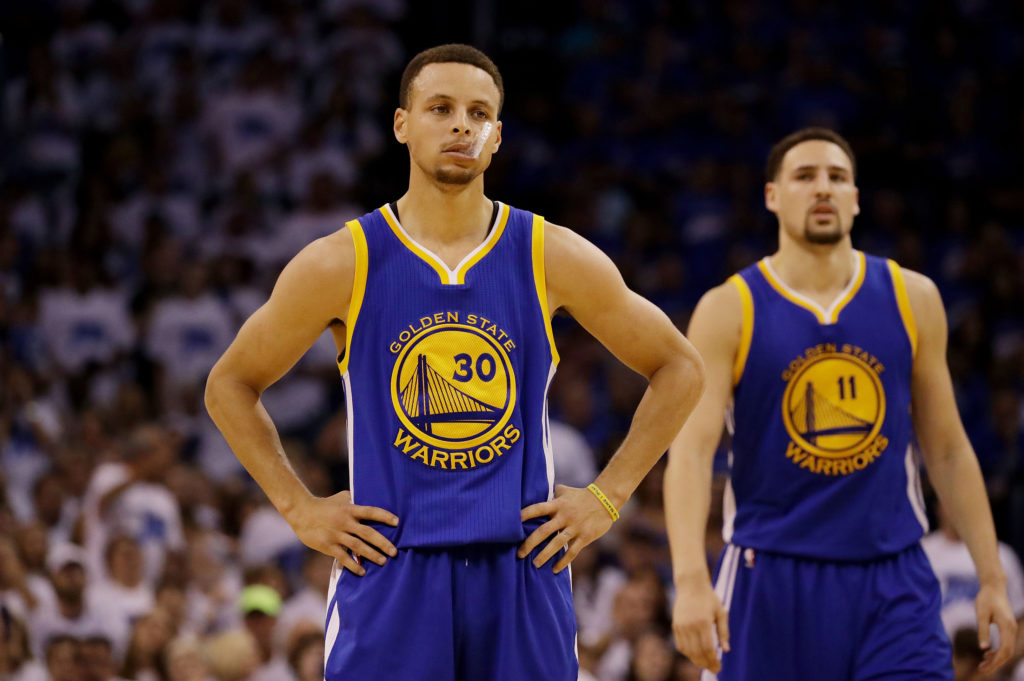 Curry i Thompson opuszczą pierwszy mecz z Rockets?