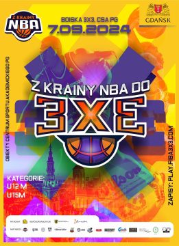 Turniej „Z Krainy NBA do 3×3” już w sobotę w Gdańsku!