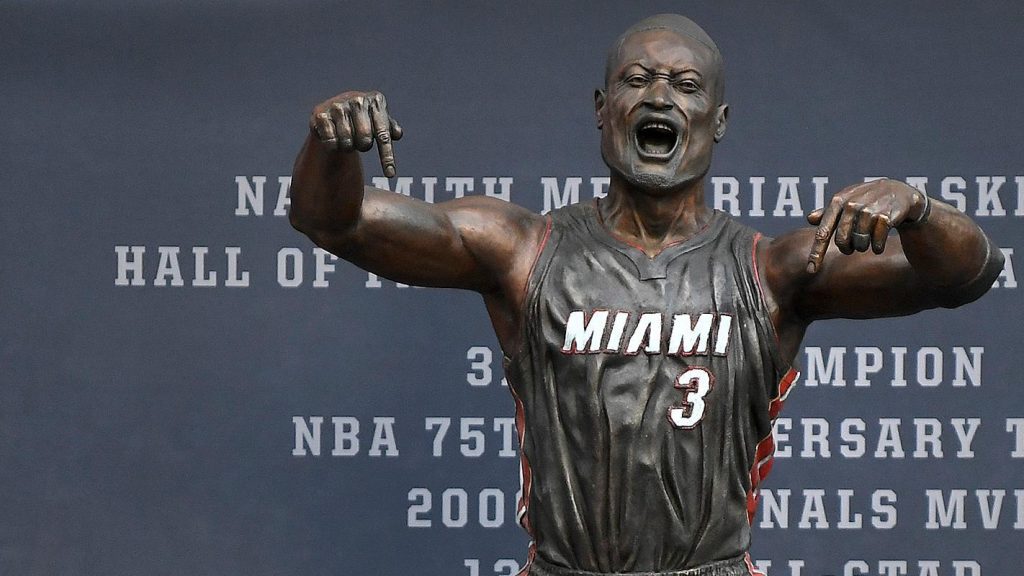 Miami Heat odsłonili pomnik Dwyane’a Wade’a. Monument jest…kontrowersyjny?